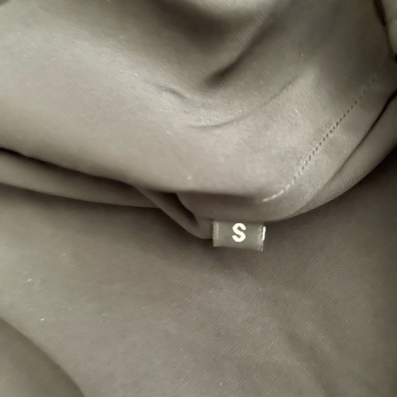 Le Kilt Black Silk Blouse dark gray black - Picture 5 of 6